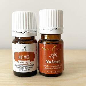 Young Living Essential Oils Nutmeg 5mL- 2 Bottles- New/ Sealed- READ DESCRIPTION